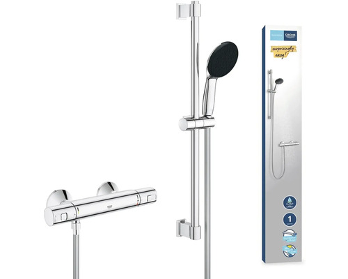 Grohe Euphoria doucheset met thermostatische kraan en verpakking