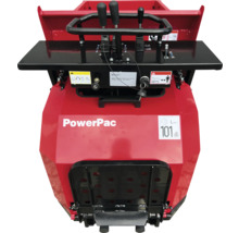 PowerPac gemotoriseerde kruiwagen bedieningspaneelweergave