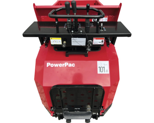 PowerPac gemotoriseerde kruiwagen bedieningspaneelweergave