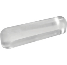 Transparante deurstopper van kunststof