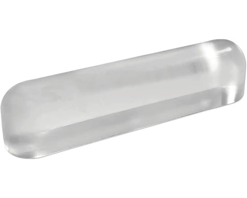 Transparante deurstopper van kunststof