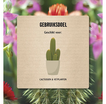 Geschikt voor cactussen en vetplanten
