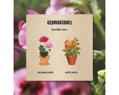 Gebruiksdoel: Geschikt voor balkonbloemen en kuipplanten.