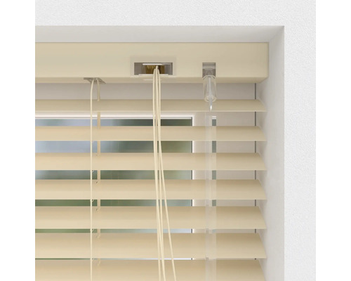 Detailweergave van een jaloezie voor raamdecoratie