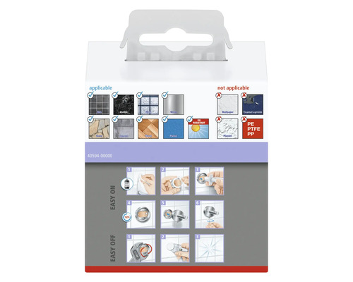 Informatie over de toepassing en montage van producten op verschillende oppervlakken