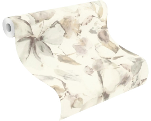 Behangrol met bloemmotief