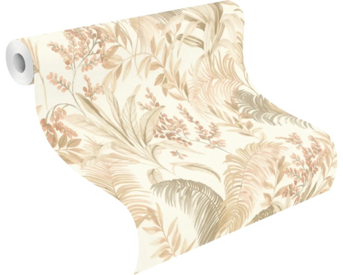 Behangrol met plantenmotief