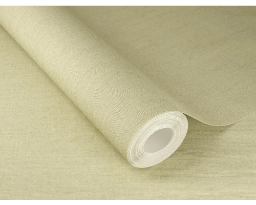 Een rol behang met een textielstructuur.