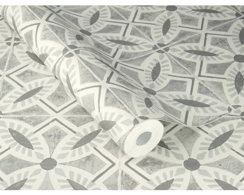 Rol vinylbehang met geometrisch patroon