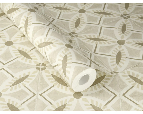 Behangrol met geometrisch patroon