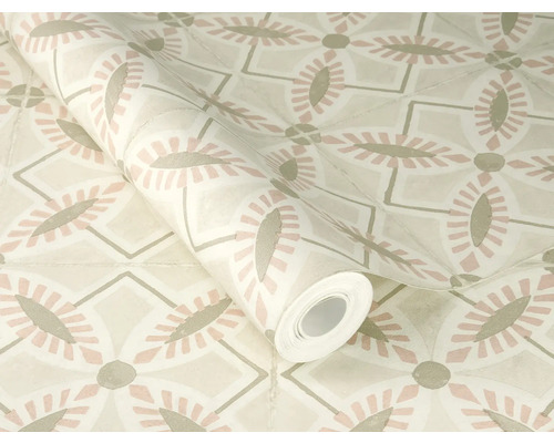 Behangrol met geometrisch patroon