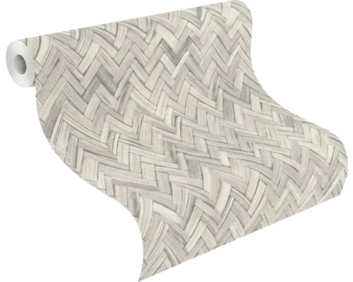 Rol behang met vlechtpatroon
