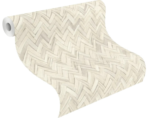Rol behang met vlechtpatroon
