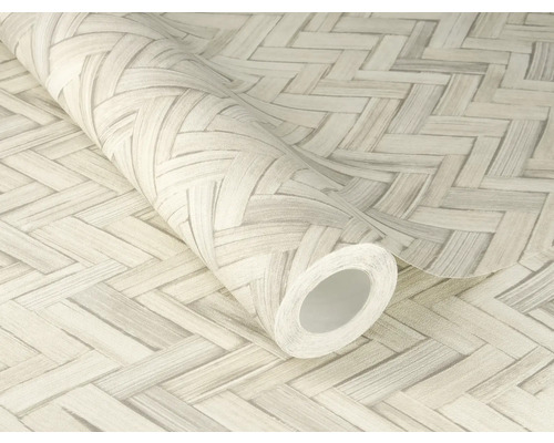 Behangrol met vlechtpatroon