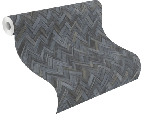 Behangrol met vlechtpatroon