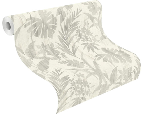 Behangrol met plantenpatroon