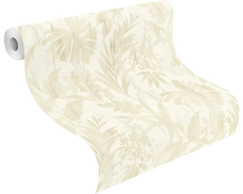 Behangrol met plantenmotief