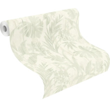 Rol behang met plantenmotief
