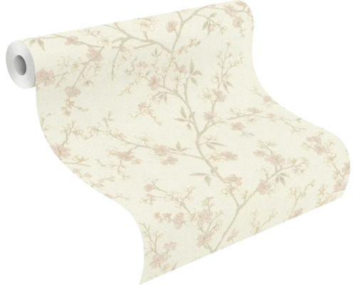 Rol behang met bloemmotief