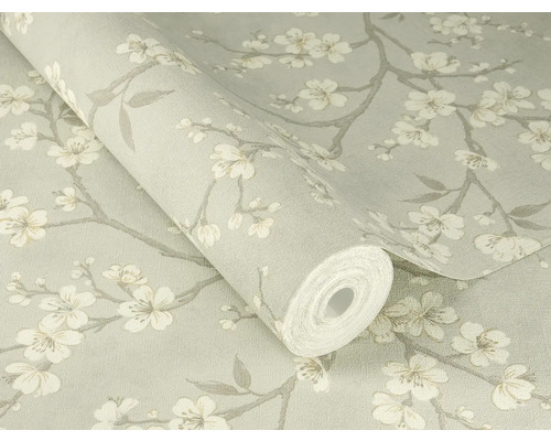 Rol behang met bloemmotief