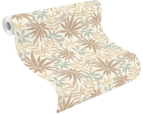 Behangrol met bloemmotief