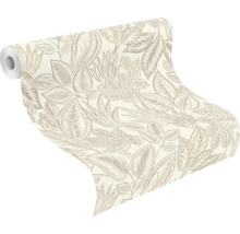 Behangrol met plantenmotief