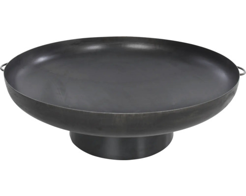 Vuurschaal van staal met handgrepen