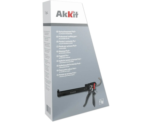 Akkit kitpistool Profi met activeerbare naloopstop in verpakking