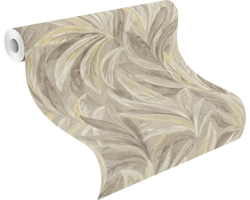 Behangrol met plantenpatroon