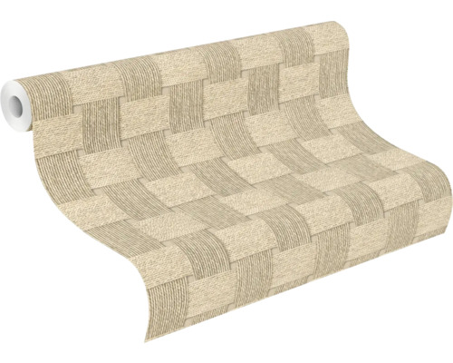 Behangrol met vlechtpatroon