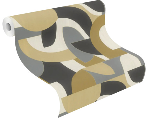 Rol behang met geometrisch patroon