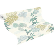 Rol behang met plantenmotief