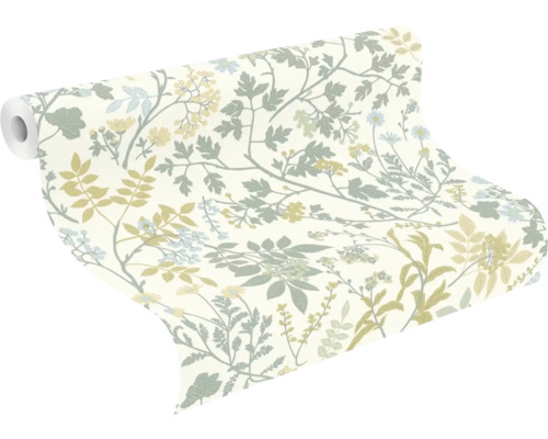 Behangrol met bloemmotief