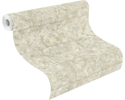 Behangrol met steenmotief