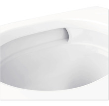 Detail van een keramisch toilet