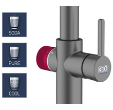 KEO kraan voor soda, puur en gekoeld water