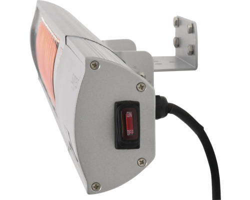Infraroodstraler voor wandmontage met aan- en uitschakelaar