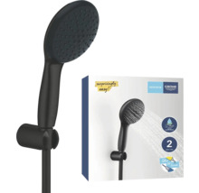 Zwarte handdouche met verpakking