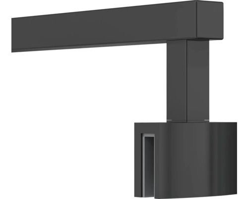 Zwart schuifdeursysteem