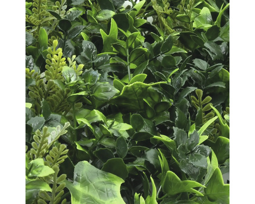 Kunstmatige groene plantenwand voor binnen- en buitengebruik.