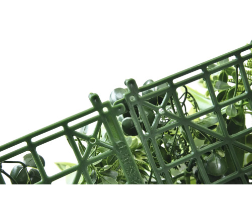 Kunstplant op kunststof raster voor decoratie