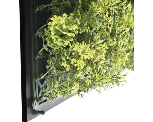 Kunstmatige plantenwand met varenpatroon