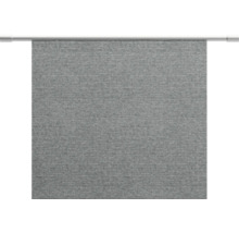 Grijze zijdelingse rolgordijn met stoffen structuur