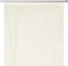 Beige rolgordijn met geometrisch patroon voor raamdecoratie en zonwering