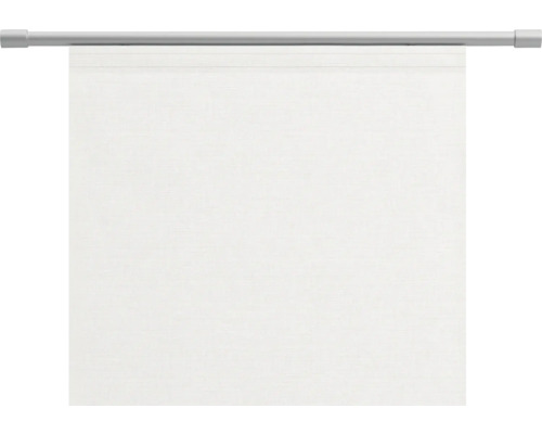 Wit zijdelings oprolbaar rolgordijn met trekkoord