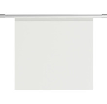 Wit rolgordijn met metalen rail