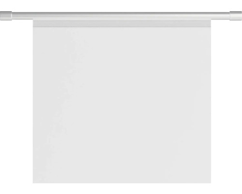 Wit zijdelings trekrolgordijn met trekkoord