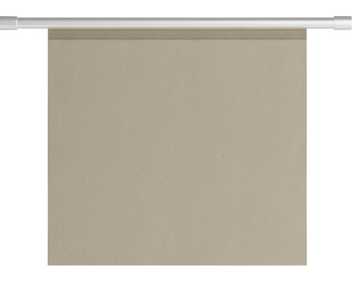 Beige stoffen rolgordijnen voor ramen met montagestrip