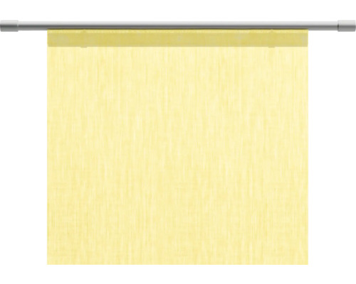Geel rolgordijn met ophangsysteem