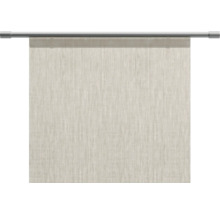 Paneelgordijn met verzwaringsstaaf aan gordijnroede